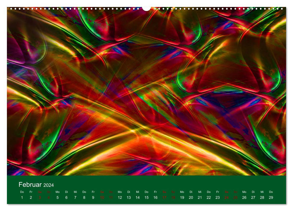 Faszination Form und Farbe (CALVENDO Premium Wandkalender 2024)