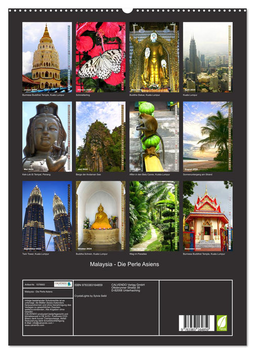Malaysia - The Pearl of Asia (CALVENDO Premium Wall Calendar 2024) 