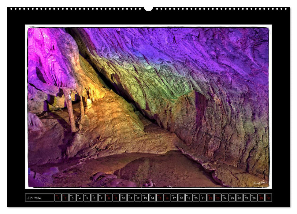 Tropfstein Dechenhöhle (CALVENDO Wandkalender 2024)