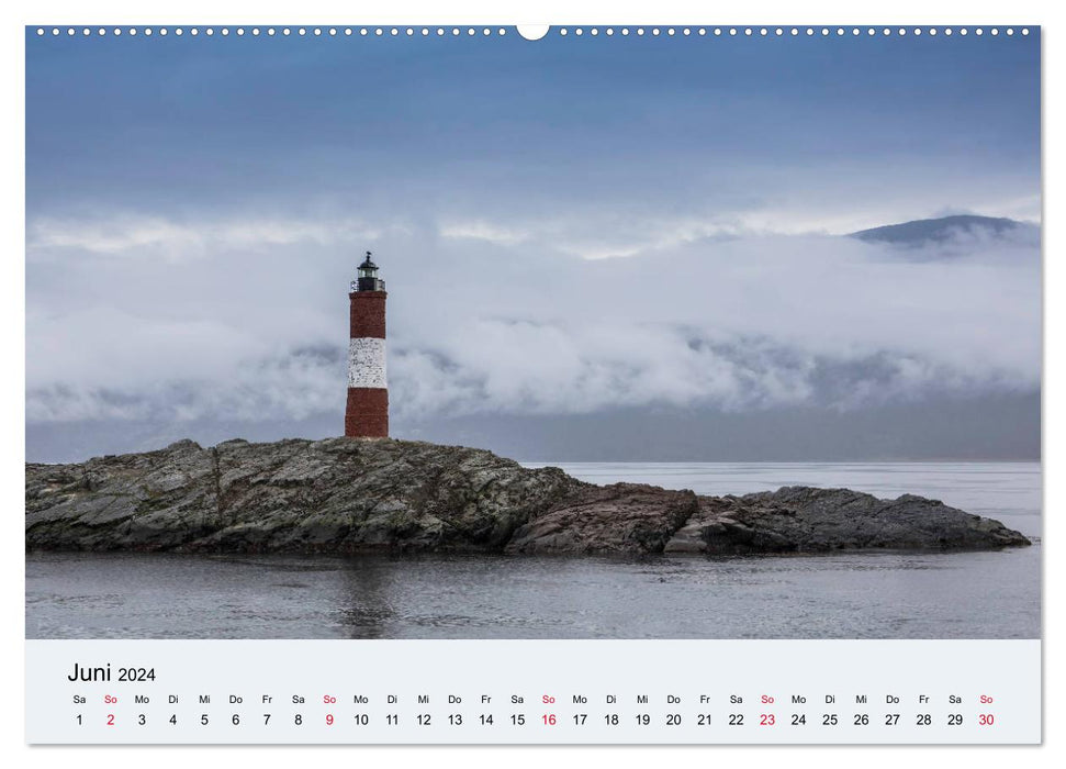 Tierra del Fuego - Au pouls de la nature sauvage (Calvendo Premium Wall Calendar 2024) 