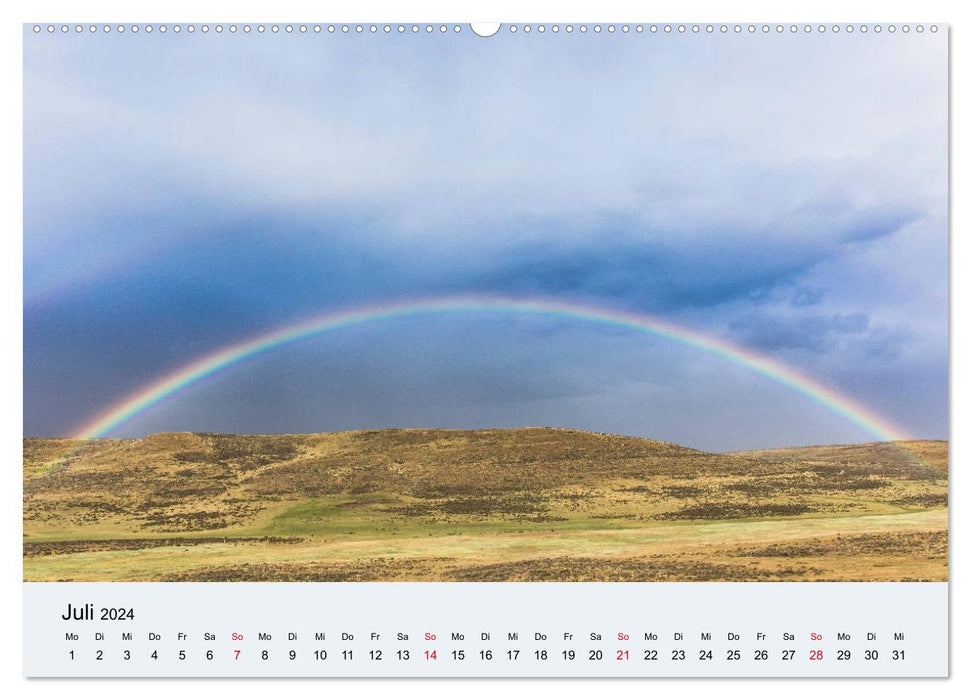 Tierra del Fuego - On the pulse of the wilderness (CALVENDO Premium Wall Calendar 2024) 