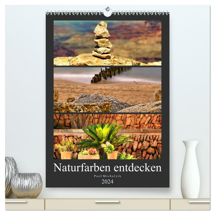 Discover natural colors (CALVENDO Premium Wall Calendar 2024) 