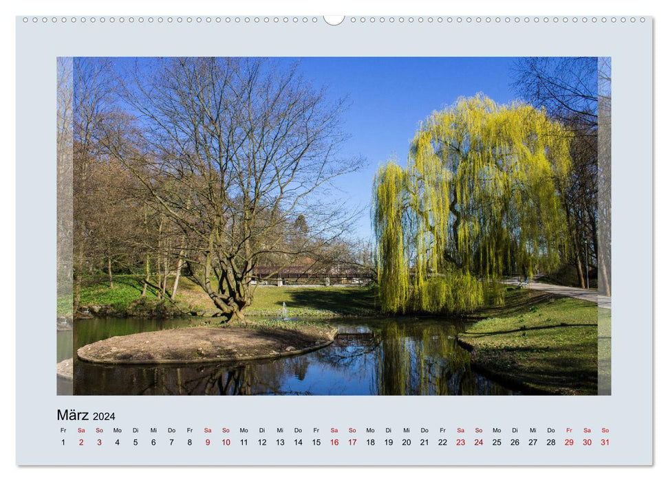 Ein Besuch in Bad Nauheim (CALVENDO Wandkalender 2024)