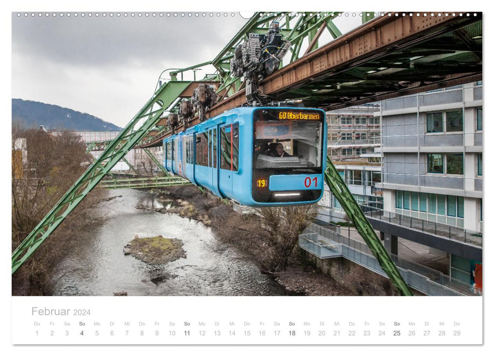 Bus, train and co. - Fascinating vehicles (CALVENDO wall calendar 2024) 