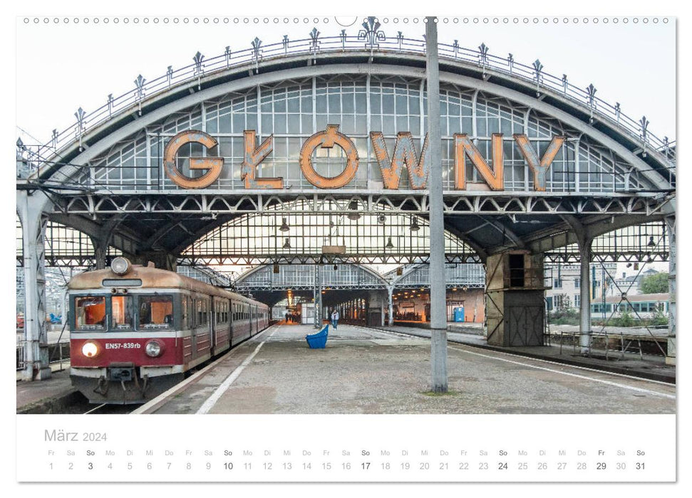 Bus, train and co. - Fascinating vehicles (CALVENDO wall calendar 2024) 