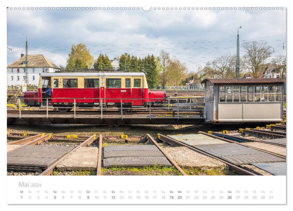Bus, train and co. - Fascinating vehicles (CALVENDO wall calendar 2024) 