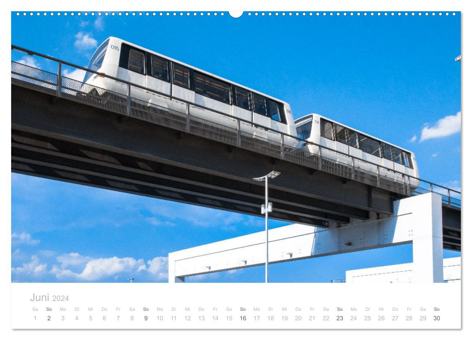 Bus, train and co. - Fascinating vehicles (CALVENDO wall calendar 2024) 