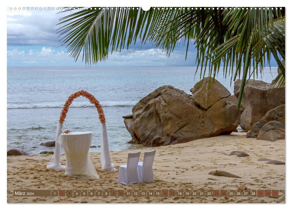 Seychelles - Islands in the Ocean (CALVENDO Premium Wall Calendar 2024) 