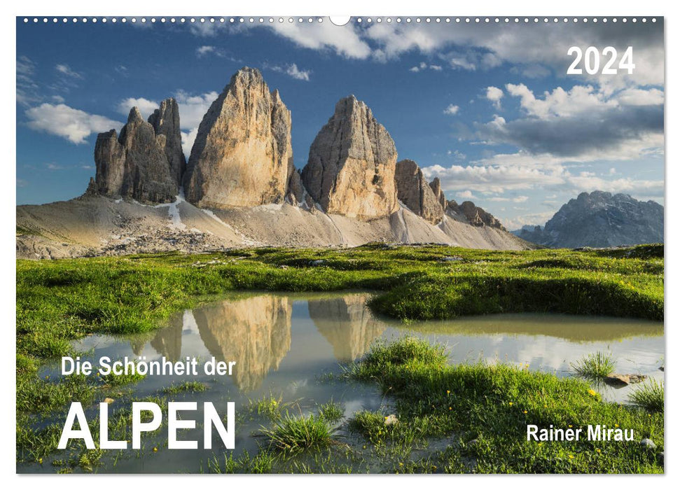 Die Schönheit der Alpen (CALVENDO Wandkalender 2024)