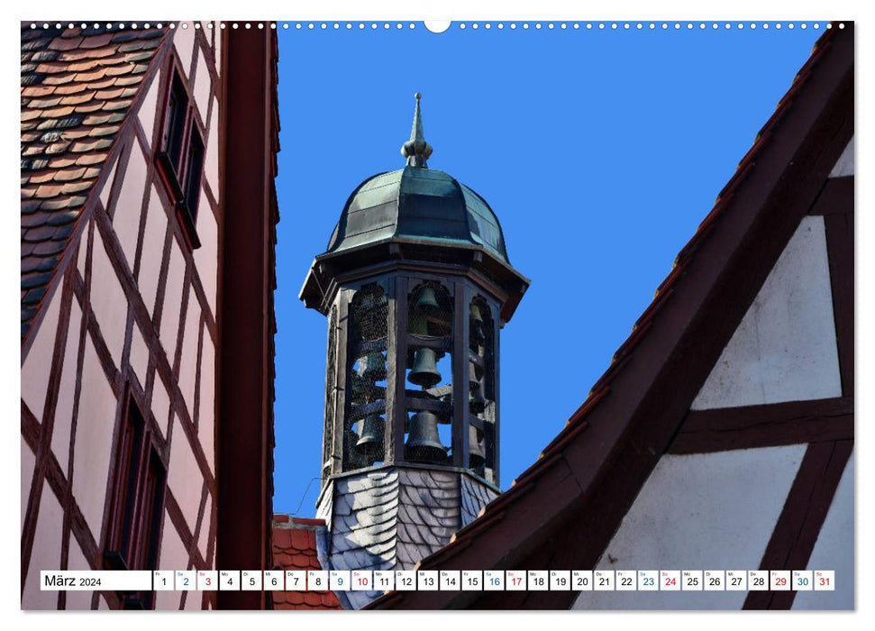 Erbach - Die Odenwälder Residenzstadt (CALVENDO Premium Wandkalender 2024)