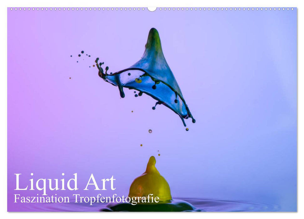 Liquid Art, Faszination Tropfenfotografie (CALVENDO Wandkalender 2024)