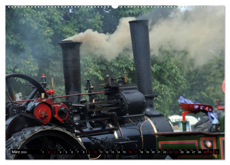 Irish Steam - 50th Steam Meeting in Stradbally (CALVENDO Wall Calendar 2024) 