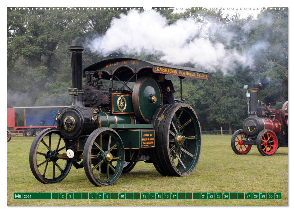 Irish Steam - 50th Steam Meeting in Stradbally (CALVENDO Wall Calendar 2024) 