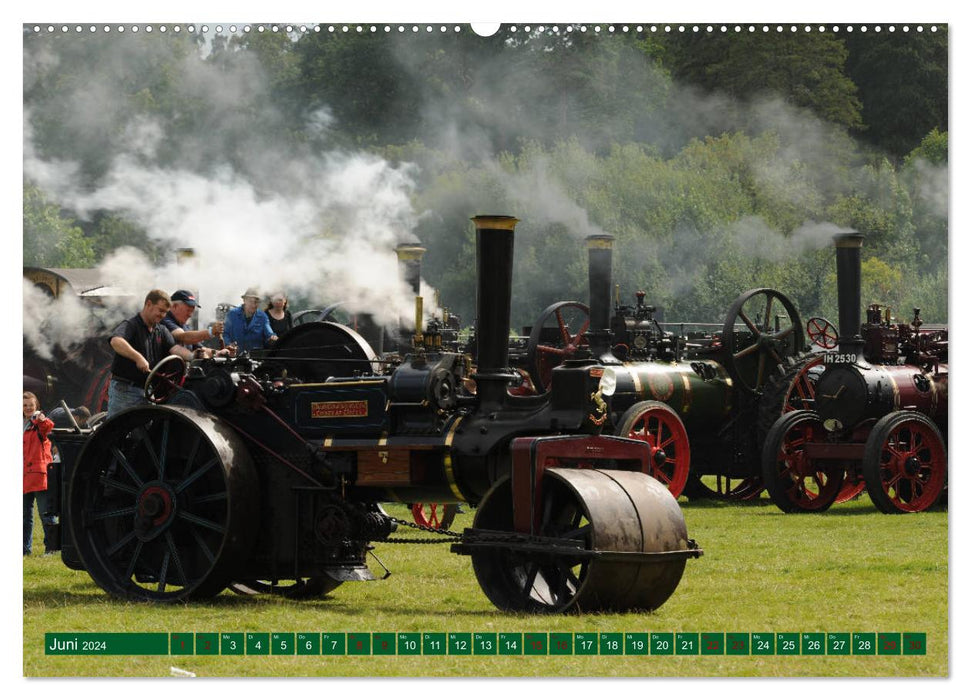 Irish Steam - 50th Steam Meeting in Stradbally (CALVENDO Wall Calendar 2024) 