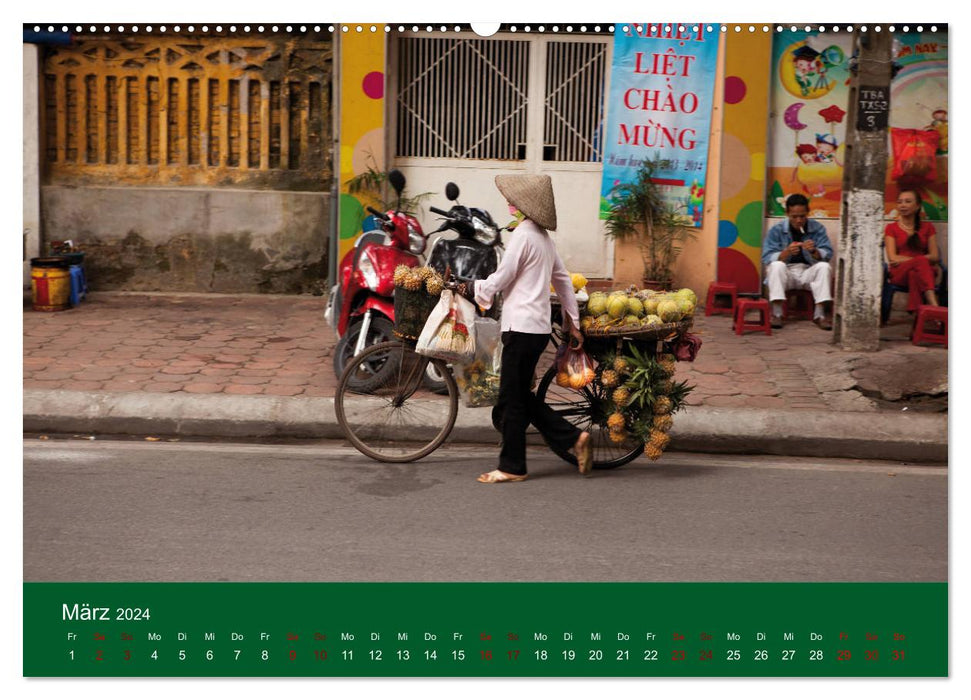 Impressions of VIETNAM 2024 by Till Brühne 2024 (CALVENDO Premium Wall Calendar 2024) 