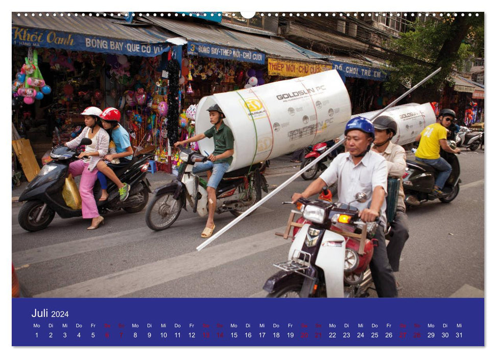 Impressions of VIETNAM 2024 by Till Brühne 2024 (CALVENDO Premium Wall Calendar 2024) 