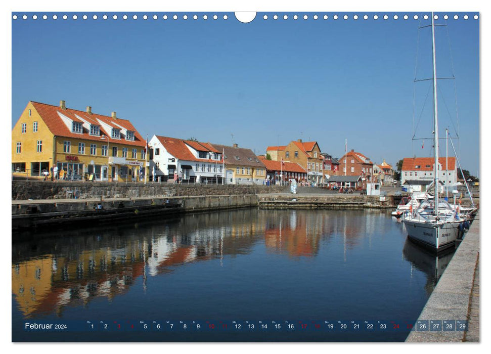 Bornholm - île ensoleillée de la mer Baltique (calendrier mural CALVENDO 2024) 