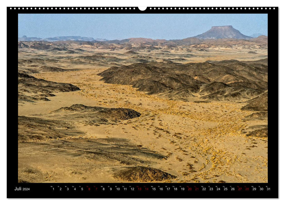 À travers le Sahara - Sur les routes classiques à travers les déserts d'Algérie (Calendrier mural CALVENDO Premium 2024) 