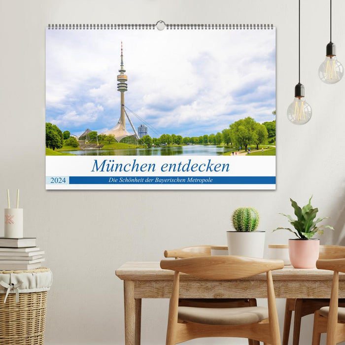 München entdecken - Die Schönheit der Bayerischen Metropole (CALVENDO Wandkalender 2024)