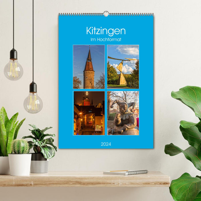 Kitzingen in portrait format (CALVENDO wall calendar 2024) 