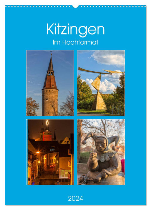 Kitzingen in portrait format (CALVENDO wall calendar 2024) 