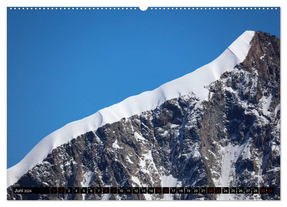 Piz Bernina - Points forts de la Haute-Engadine (Calendrier mural CALVENDO 2024) 