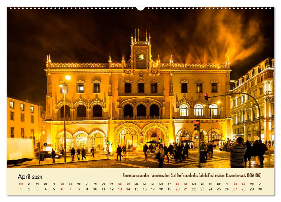 Architektur im Wandel der Zeit - Lissabon (CALVENDO Premium Wandkalender 2024)