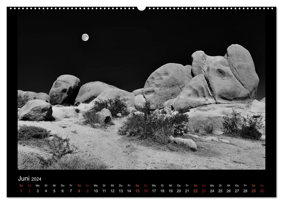 Soultouch - Black and white landscapes that touch the soul (CALVENDO Premium Wall Calendar 2024) 