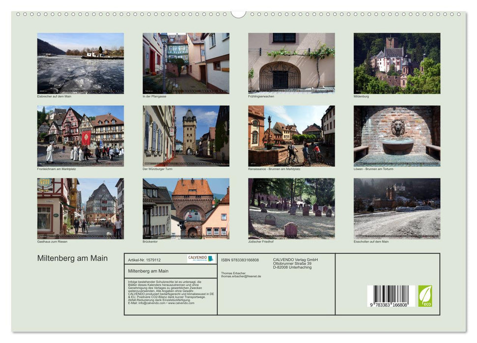 Miltenberg am Main (CALVENDO Premium Wandkalender 2024)