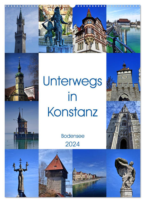 Unterwegs in Konstanz (CALVENDO Wandkalender 2024)