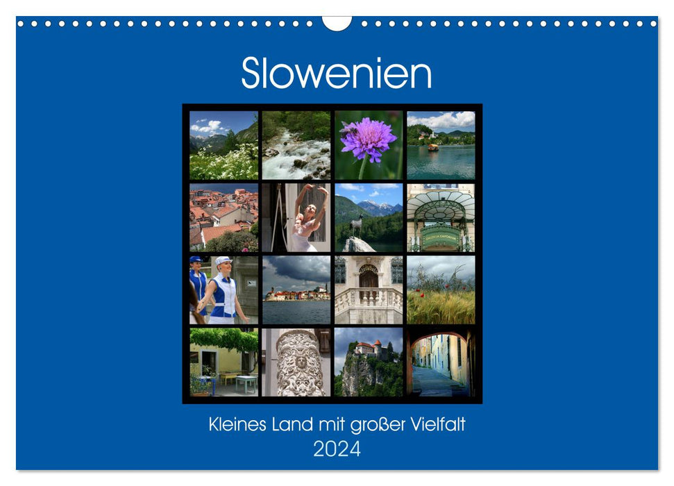 Slovénie (Calendrier mural CALVENDO 2024) 