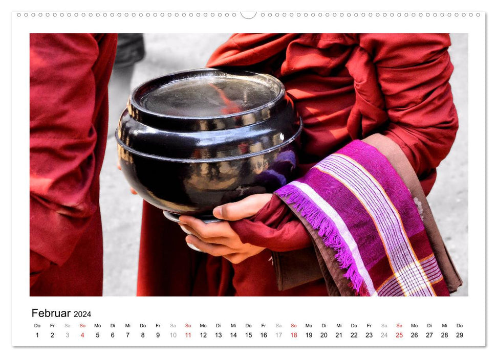 Myanmar – With Different Eyes (CALVENDO Premium Wall Calendar 2024) 