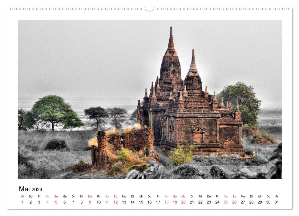 Myanmar – With Different Eyes (CALVENDO Premium Wall Calendar 2024) 
