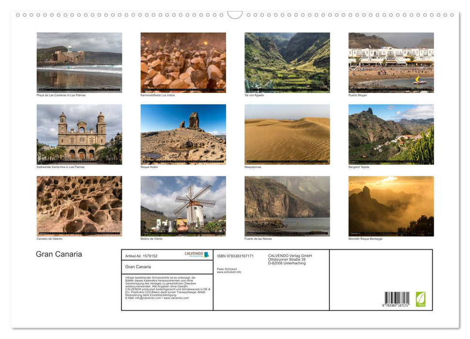 Gran Canaria (CALVENDO Wandkalender 2024)