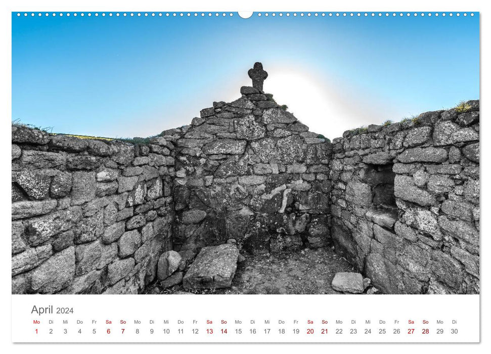 La côte sud de l'Angleterre - Cornouailles (Calvendo Premium Wall Calendar 2024) 