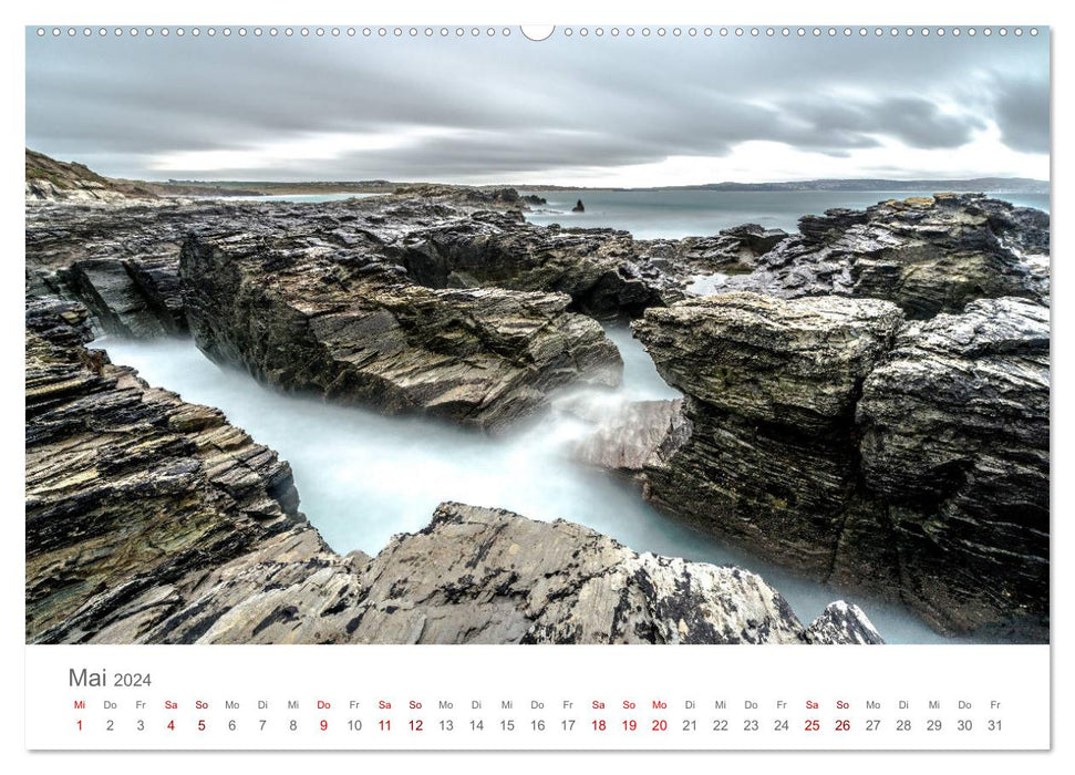 The South Coast of England - Cornwall (CALVENDO Premium Wall Calendar 2024) 