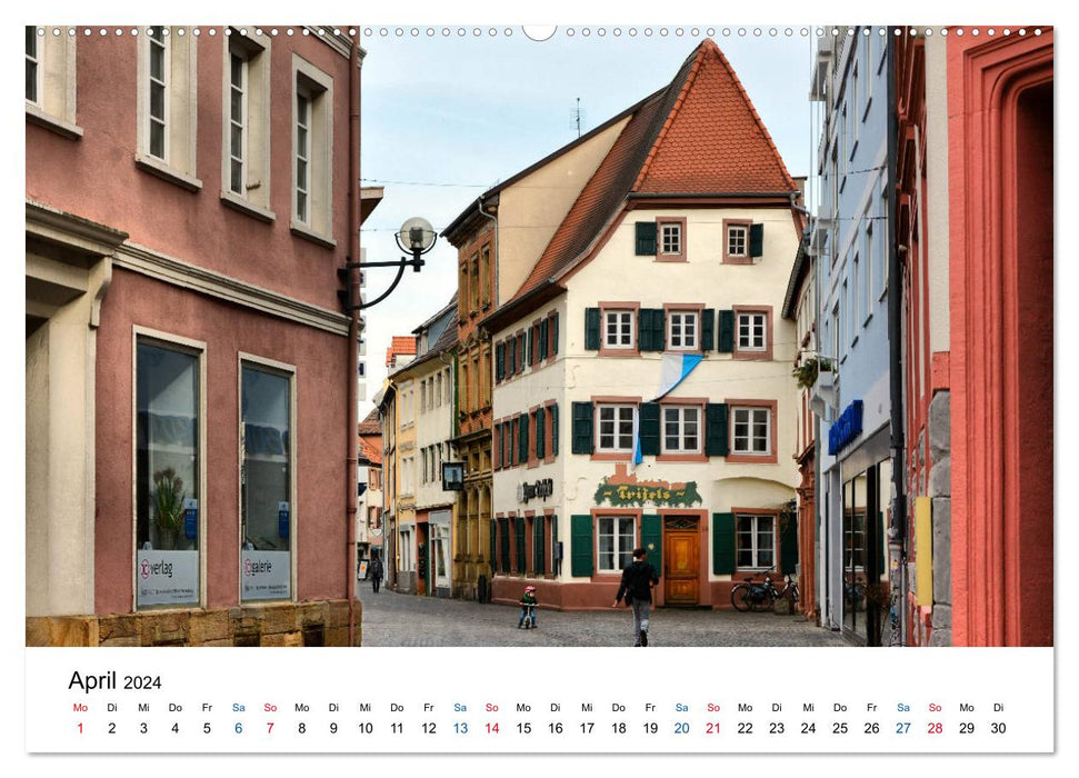Landau in der Pfalz - Ansichtssache (CALVENDO Wandkalender 2024)
