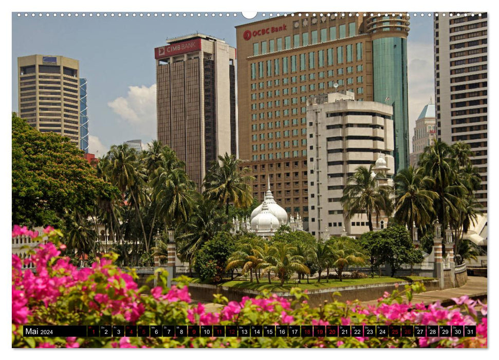 Capitales de l'Asie (Calvendo Premium Calendrier mural 2024) 