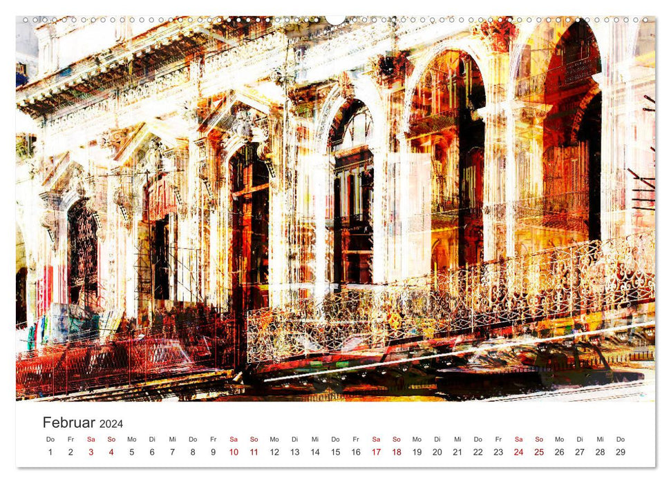 Cuba autrement-art-ig (Calvendo Premium Wall Calendar 2024) 