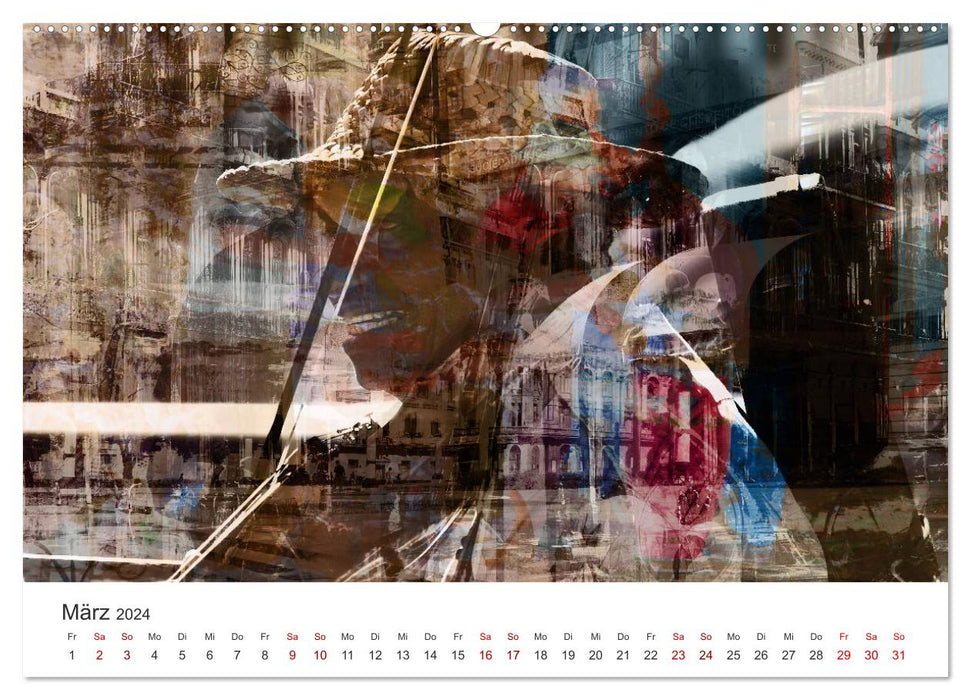 Cuba autrement-art-ig (Calvendo Premium Wall Calendar 2024) 