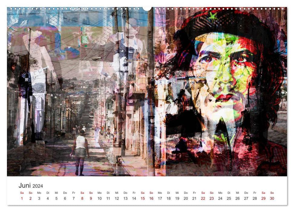 Cuba autrement-art-ig (Calvendo Premium Wall Calendar 2024) 