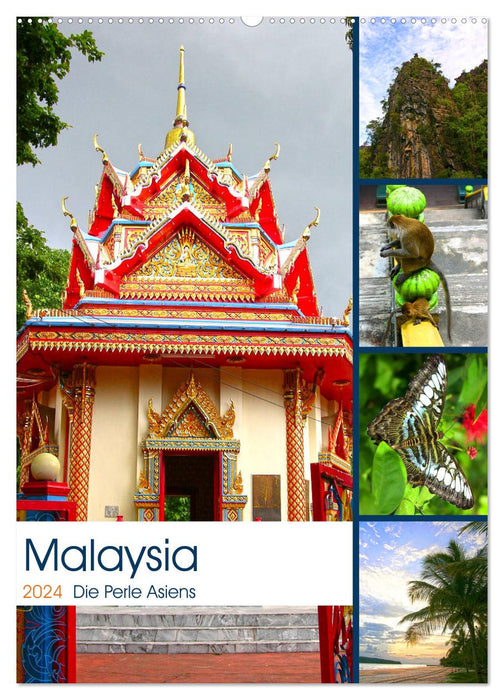 Malaysia - Die Perle Asiens (CALVENDO Wandkalender 2024)