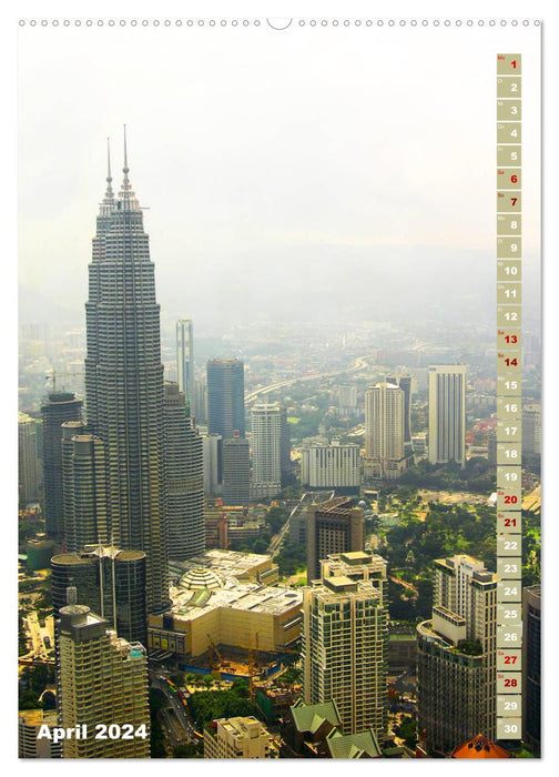 Malaysia - Die Perle Asiens (CALVENDO Wandkalender 2024)