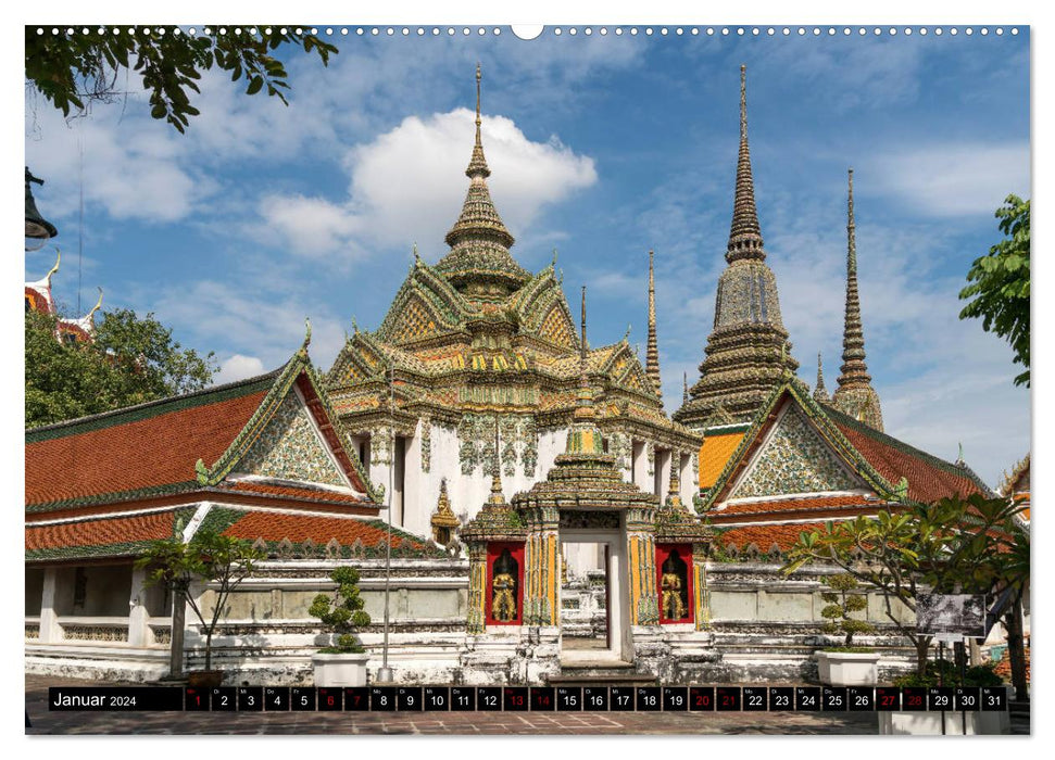 Bangkok - Thaïlande (Calvendo Premium Calendrier mural 2024) 