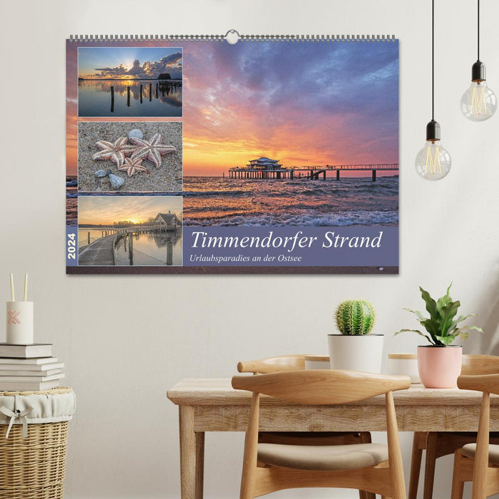 Timmendorfer Strand - Urlaubsparadies an der Ostsee (CALVENDO Wandkalender 2024)