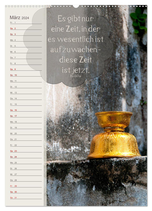 Tempelschätze (CALVENDO Wandkalender 2024)