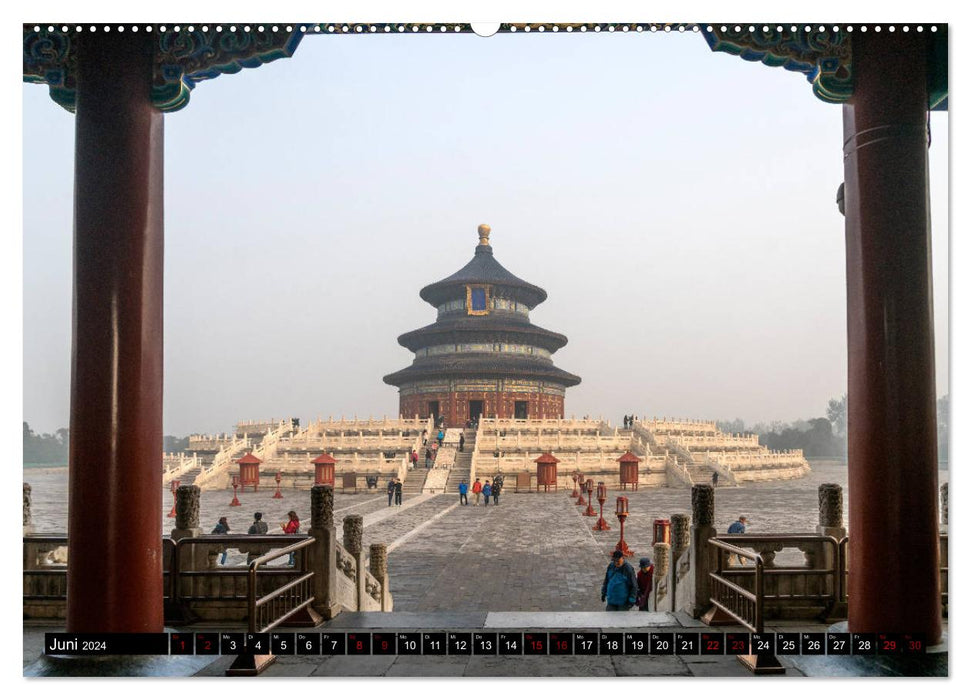 Pékin - Chine (Calvendo Premium Wall Calendar 2024) 