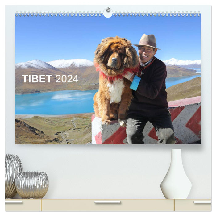Tibet 2024 (Calvendo Premium Calendrier mural 2024) 