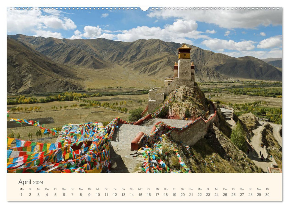 Tibet 2024 (Calvendo Premium Calendrier mural 2024) 