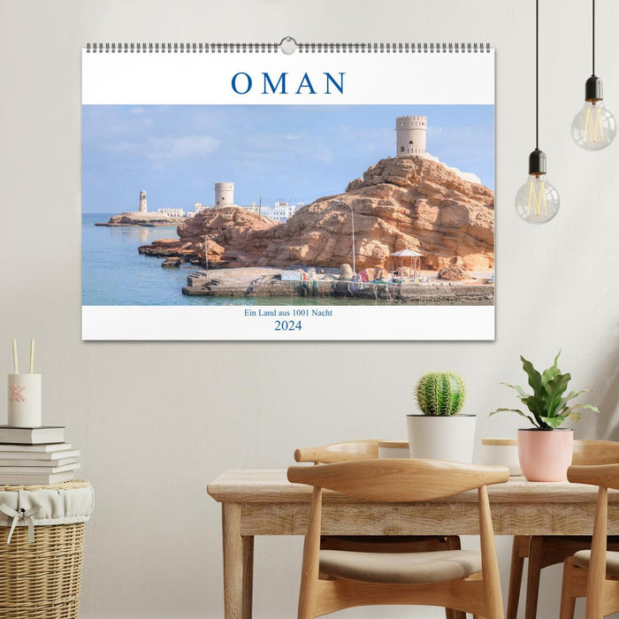 Oman - Un pays des 1001 nuits (Calendrier mural CALVENDO 2024) 